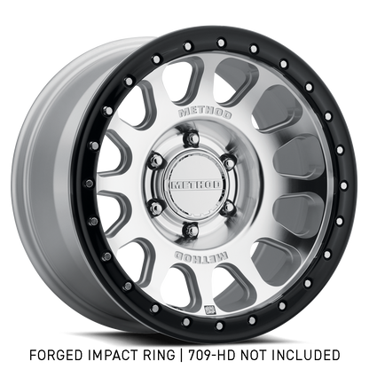 Method Race Wheels 709 インパクトリング | グロスブラック | ノンビードロック