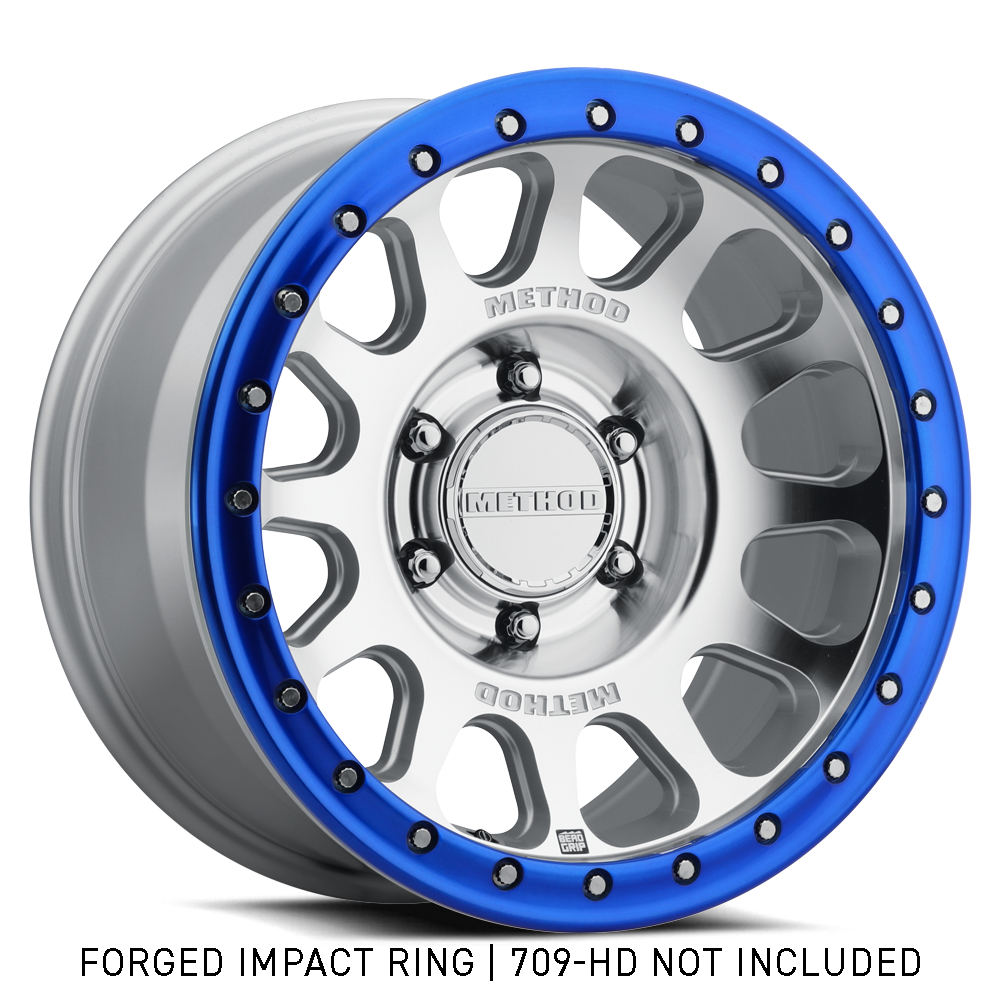 Method Race Wheels 709 インパクトリング | ブルー | ノンビードロック