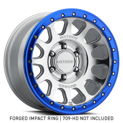 Method Race Wheels 709 インパクトリング | ブルー | ノンビードロック
