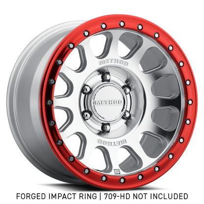 Method Race Wheels 709 インパクトリング | レッド | ノンビードロック