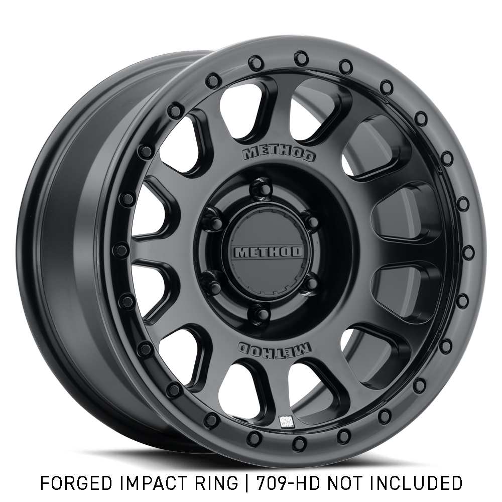 Method Race Wheels 709 インパクトリング | グロスブラック | ノンビードロック