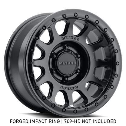 Method Race Wheels 709 インパクトリング | グロスブラック | ノンビードロック