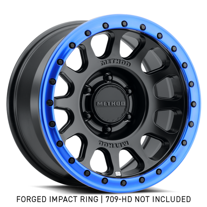 Method Race Wheels 709 インパクトリング | ブルー | ノンビードロック