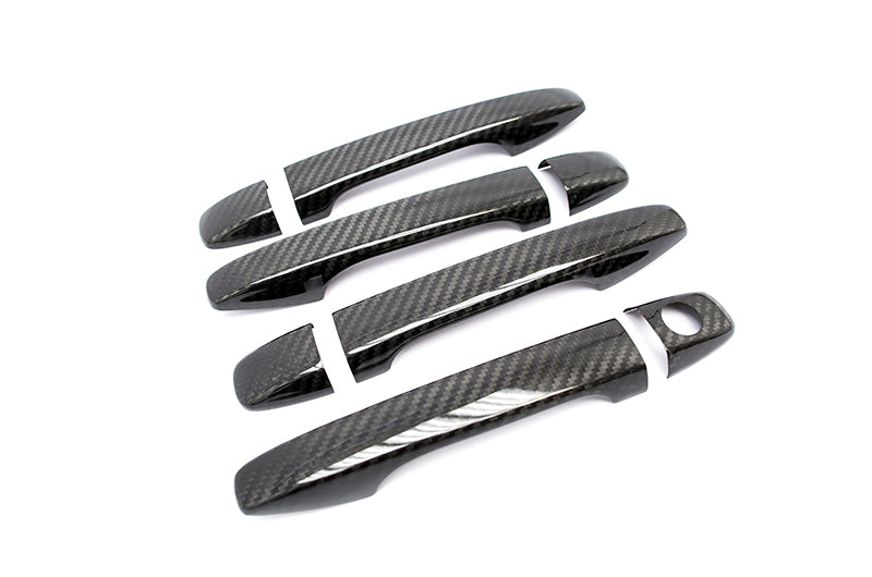 OLM ドライカーボンドアハンドルカバー - 2015-2021 スバル WRX / STI / 2014-2018 フォレスター / 2013-2017 クロストレック用