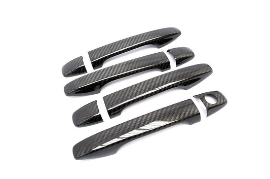 OLM ドライカーボンドアハンドルカバー - 2015-2021 スバル WRX / STI / 2014-2018 フォレスター / 2013-2017 クロストレック用