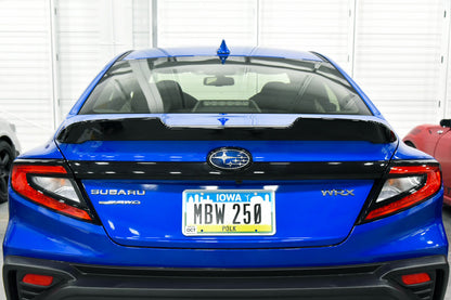 OLM グロスブラック リアトランクスポイラー - 2022 WRX用