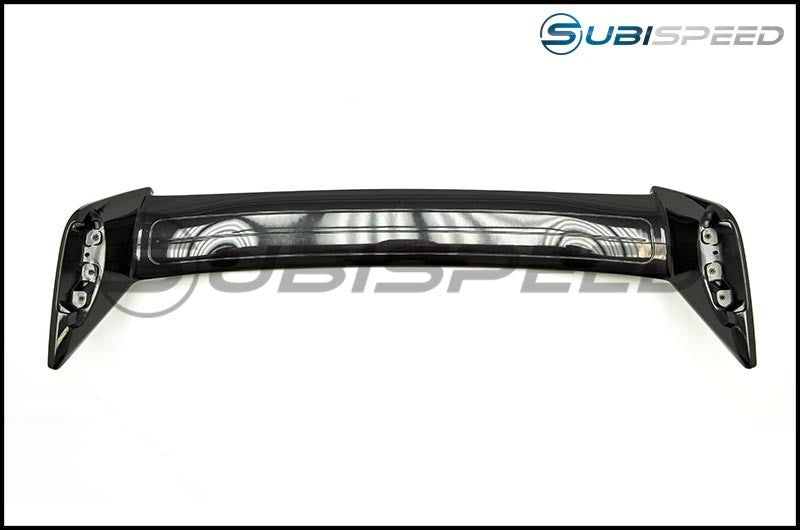 OLM STIスタイル ペイントマッチドスポイラー - クリスタルブラックシリカ / レイヴン - 2015-2021 スバル WRX / STI