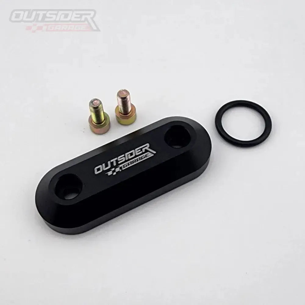 OutSiderGarage ニッサン S13 / S14 / S15 / 180SX / R32 / R33 / R34 スロットル ケーブル ブロックオフプレート