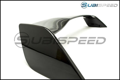 OLM STIスタイル ペイントマッチドスポイラー - クリスタルブラックシリカ / レイヴン - 2015-2021 スバル WRX / STI