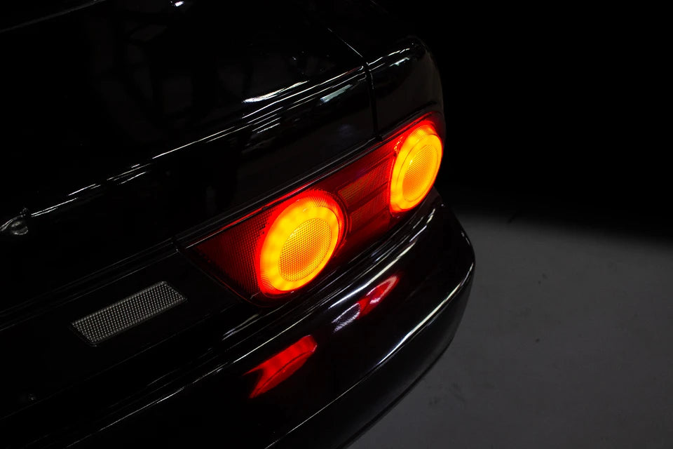 J-Replace 180SX Kouki-style LED Tail Light Set, OEM-equivalent shape - NISSAN 180SX RPS13