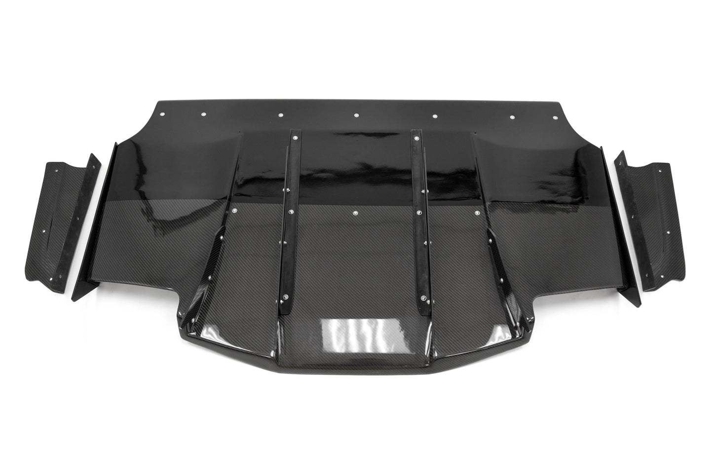 OLM ハーフカーボン VAスタイル リアディフューザー - 2015-2020 WRX / STI用