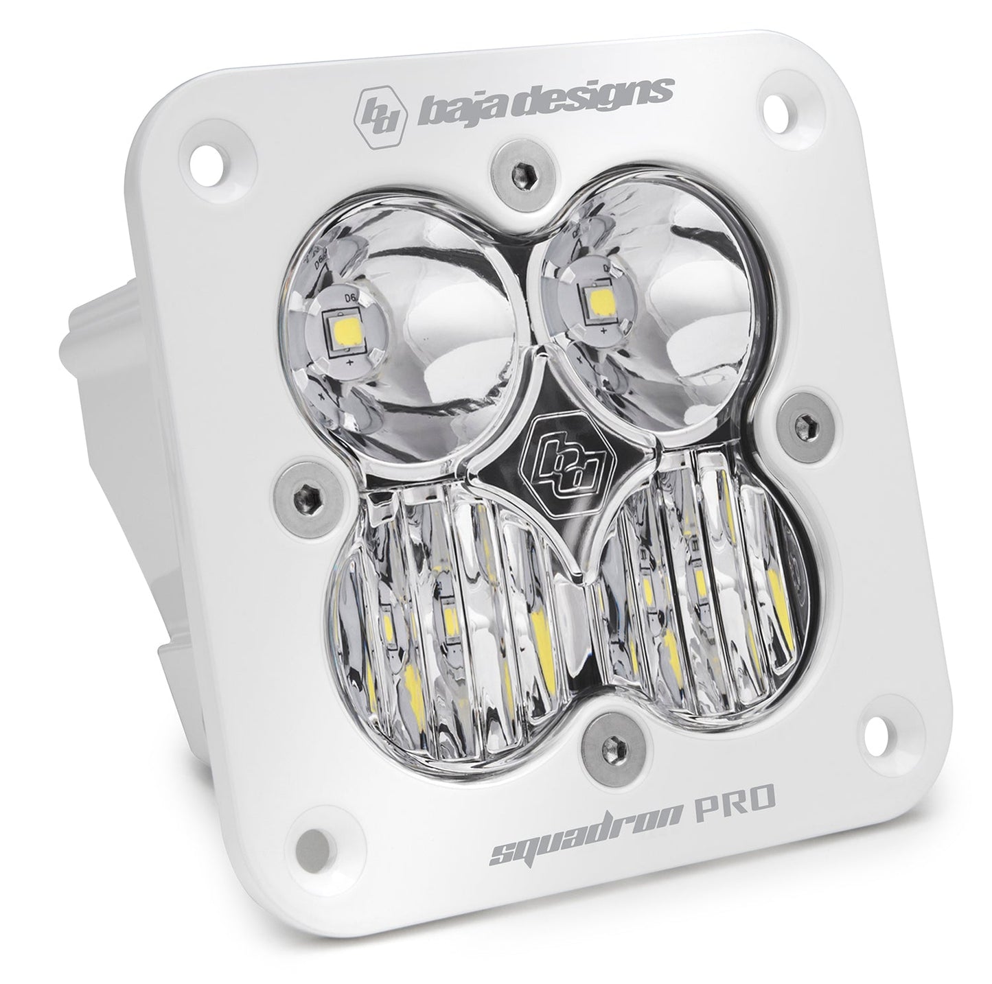 Baja Designs Squadron Pro LED（ホワイト・フラッシュマウント）ポッド（単品販売）