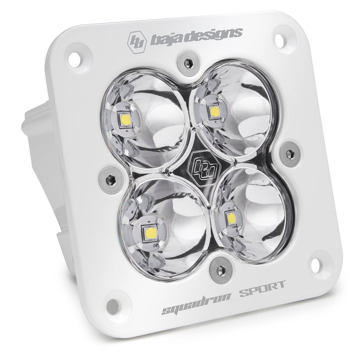 Baja Designs Squadron SPORT (ホワイト) LED フラッシュマウントポッド（1個）