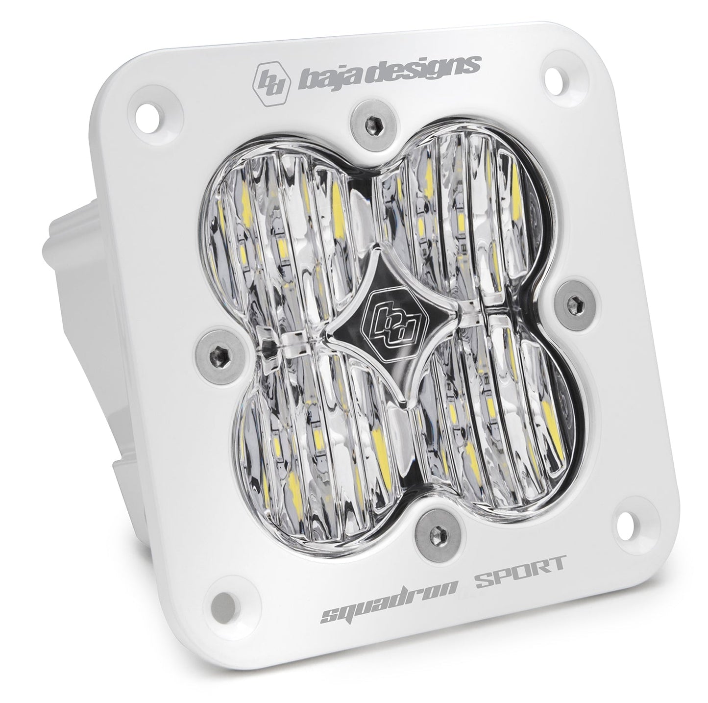 Baja Designs Squadron SPORT (ホワイト) LED フラッシュマウントポッド（1個）