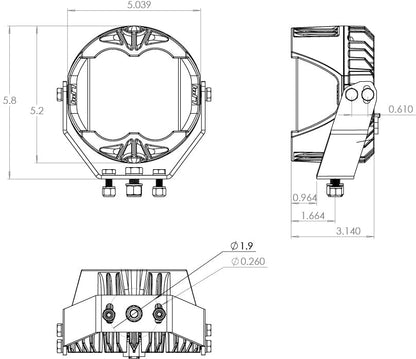 Baja Designs LP4 Pro LEDポッドライト（単品）