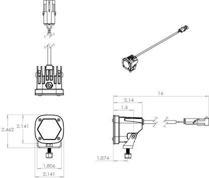 Baja Designs S1 LEDライト（単品販売）