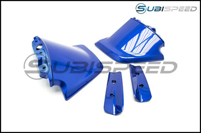 OLM STIスタイル ペイントマッチドスポイラー - WRブルーパール - 2015-2021 スバル WRX/STI用