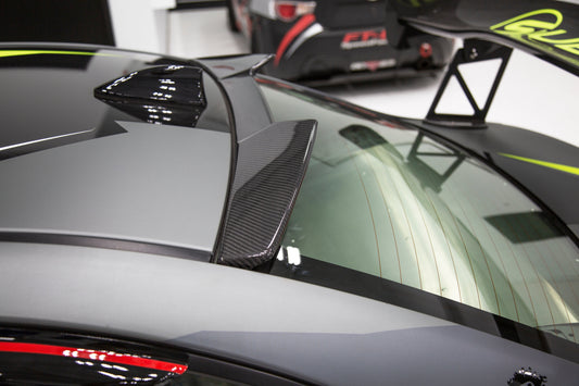 OLM ATAK カーボンファイバールーフスポイラー - 2015-2021 スバル WRX / STI用