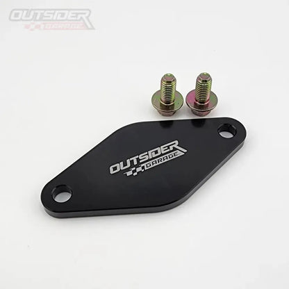OutSiderGarage ニッサン RB20 / RB25エンジン ブローオフバルブ ブロックオフプレート