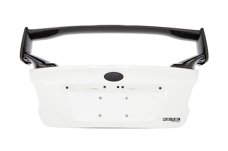OLM カーボンファイバー OEM STIスタイル スポイラー カーボンベース付き - 2015-2021 スバル WRX / STI