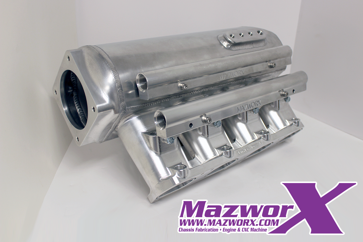 Mazworx - SR20VE ビレットレースインテークマニホールドアッセンブリー 12インジェクター仕様 (11198)