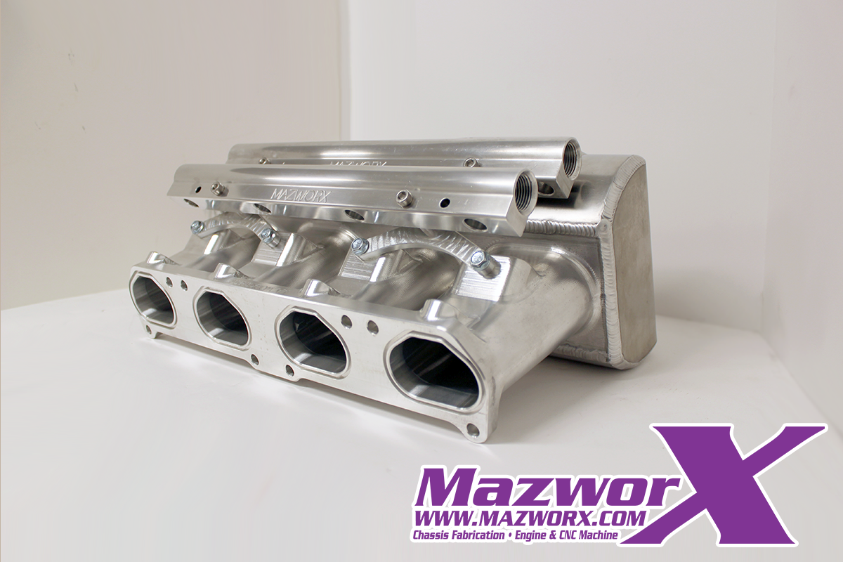 Mazworx - SR20VE ビレットレースインテークマニホールドアッセンブリー 12インジェクター仕様 (11198)