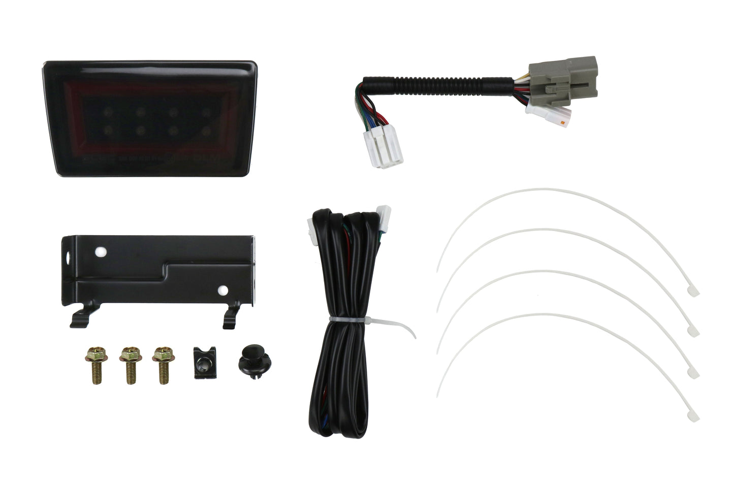 OLM F1 NB+R V2（スモークレンズ、グロスブラックベース、レッドバー）- 2015-2020 WRX / STI