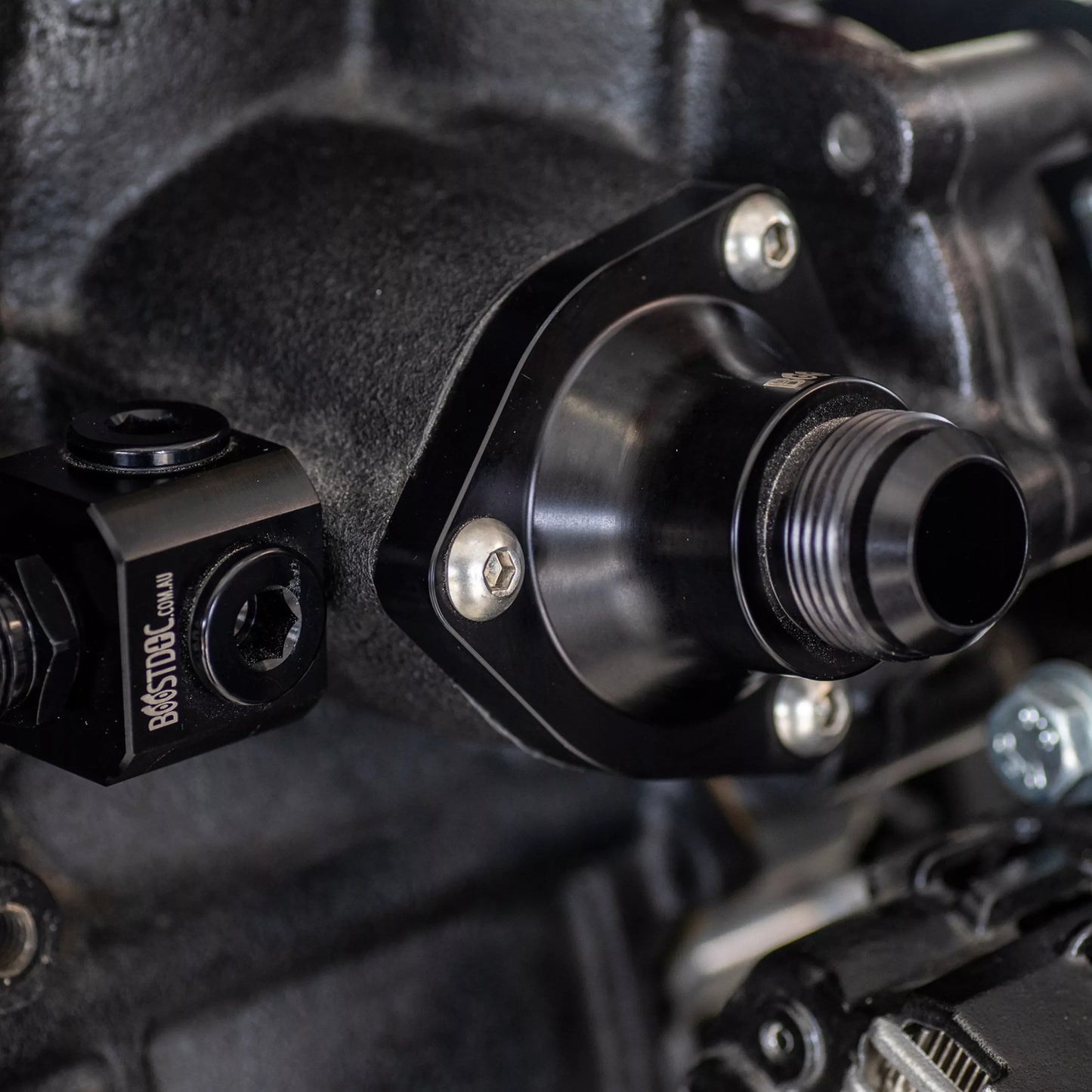 RB THERMOSTAT/LOWER RADIATOR AN16 HOSE OUTLET Engine Boost Doc