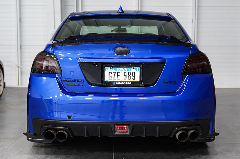 OLM RD2スタイル カーボンファイバー ダックビルスポイラー - 2015-2021 WRX/STI用
