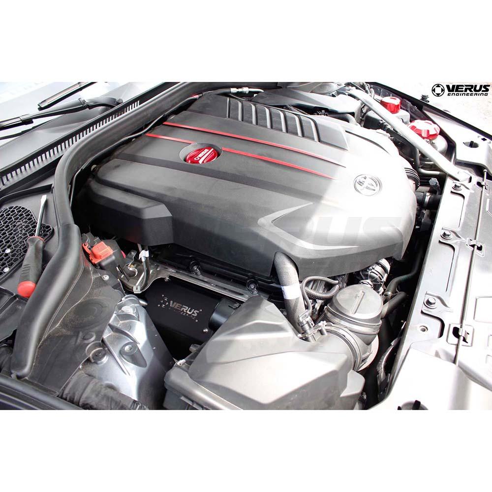 Verus Engineering 6ポートターボヒートシールドキット | 2021年以降 トヨタ A90 スープラ 3.0L (A0289A-BLK/SLV)