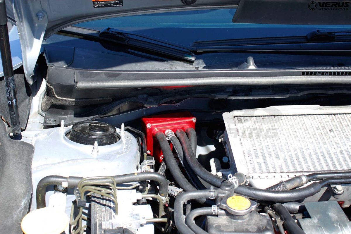 Verus Engineering Air Oil Separator 2015-2021 STI - A0323A-RED - Subimods.com
