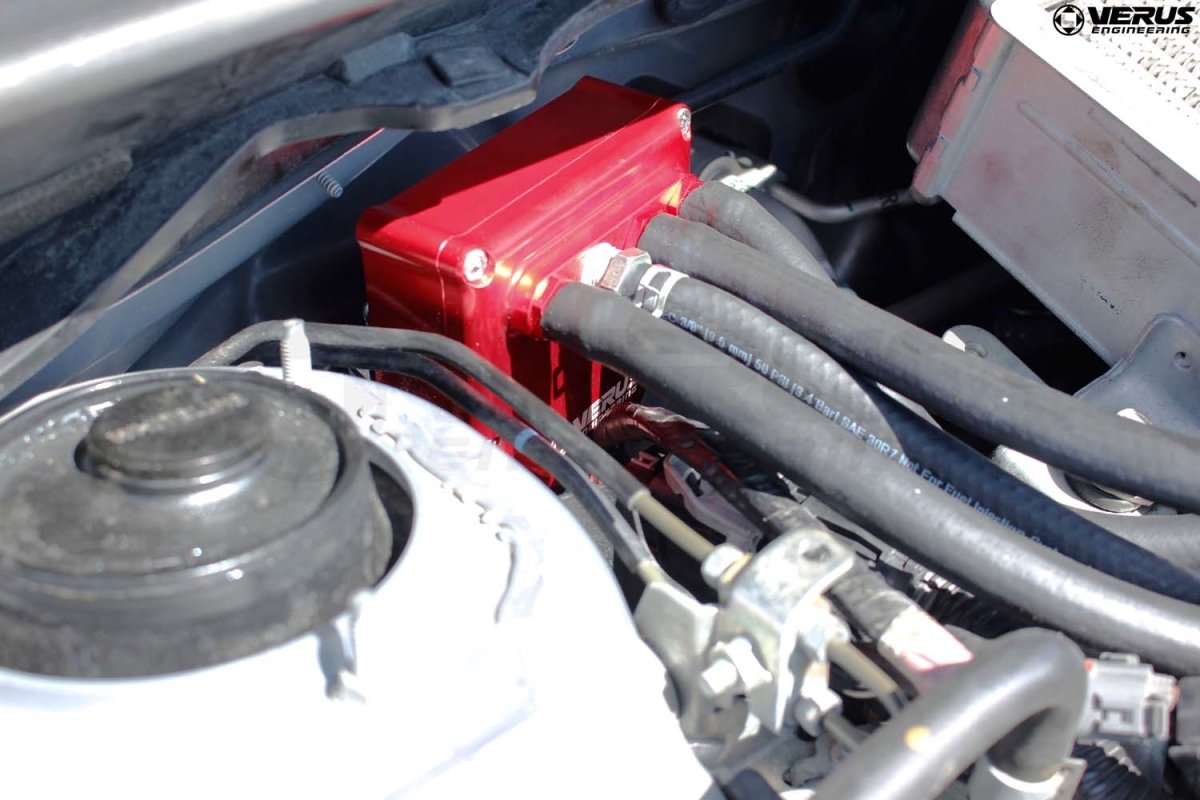 Verus Engineering Air Oil Separator 2015-2021 STI - A0323A-RED - Subimods.com