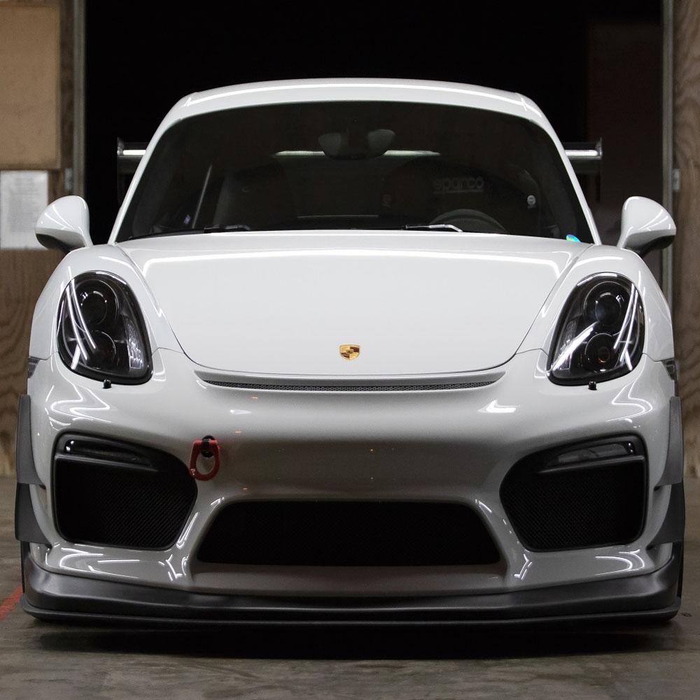 Verus Engineering ダイブプレーンキット デュアルエレメント | 2012-2016 ポルシェ ケイマン GT4 (A0151A)