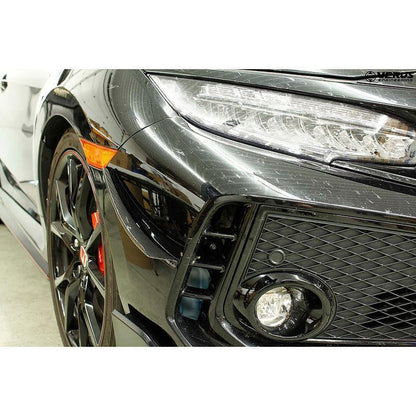 Verus Engineering ダイブプレーン / カナード | 2017-2021 ホンダ FK シビック Si/タイプR (A0185A)