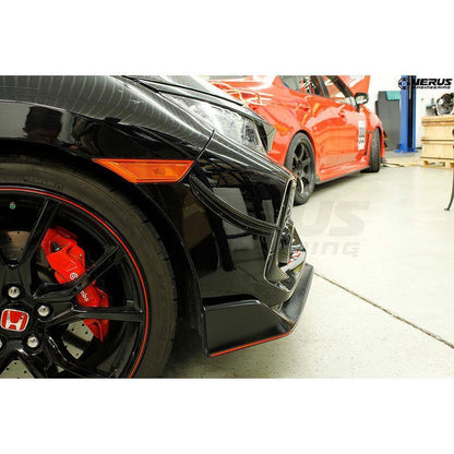 Verus Engineering ダイブプレーン / カナード | 2017-2021 ホンダ FK シビック Si/タイプR (A0185A)