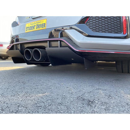 Verus Engineering リアディフューザー | 2017-2021 ホンダ シビック タイプR FK8 (A0192A)