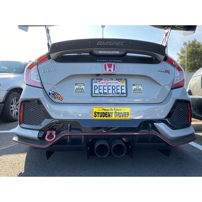 Verus Engineering リアディフューザー | 2017-2021 ホンダ シビック タイプR FK8 (A0192A)