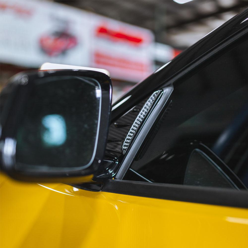 Verus Engineering アンチバフェッティング ウィンドディフレクター | 2020-2021年 トヨタ A90 スープラ (A0218A)