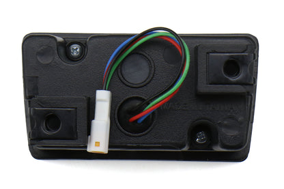 OLM F1 NB+R V2（スモークレンズ、グロスブラックベース、レッドバー）- 2015-2020 WRX / STI