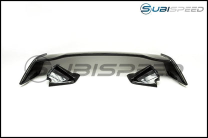 OLM STIスタイル ペイントマッチドスポイラー - ダークグレーメタリックアスファルト - 2015-2021 スバル WRX / STI用