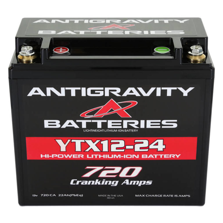 アンチグラビティ 2輪車/パワースポーツ用 YTX12-24互換 リチウムバッテリー (AG-YTX12-24)
