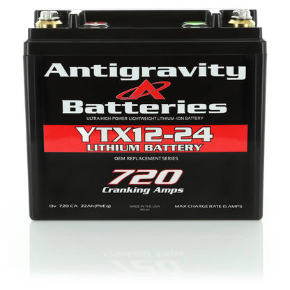 アンチグラビティ 2輪車/パワースポーツ用 YTX12-24互換 リチウムバッテリー (AG-YTX12-24)