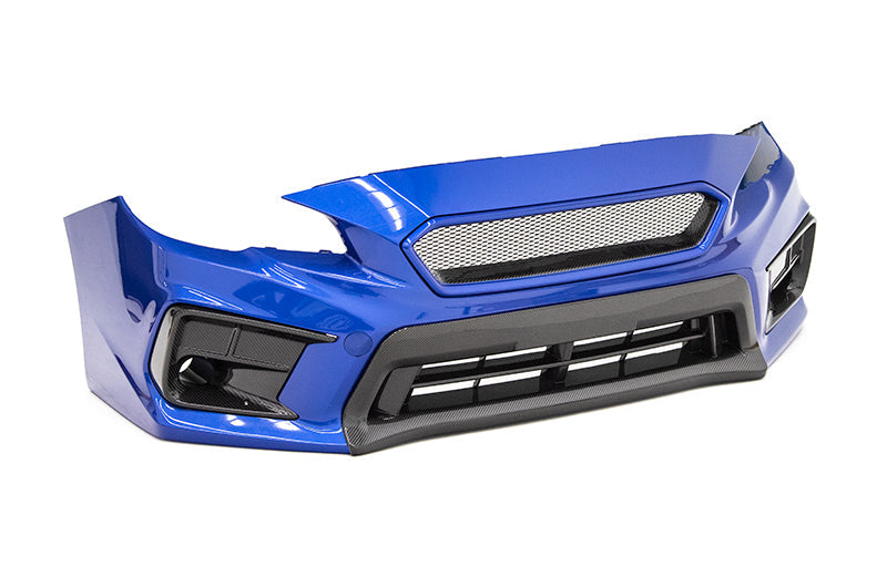 OLM LE ドライカーボンファイバー ロアバンパーカバー - 2018-2020 WRX / STI