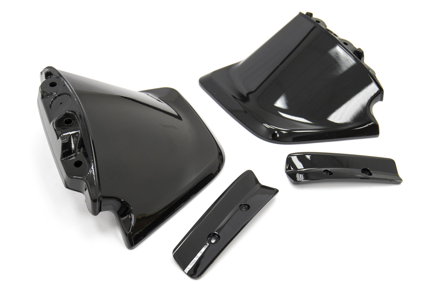 OLM Silverline カーボンファイバー OEM Sスタイルスポイラー ブラックベース付き - 2015年以降 WRX/STI